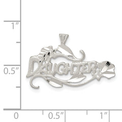 Sterling Silver Daughter Charm