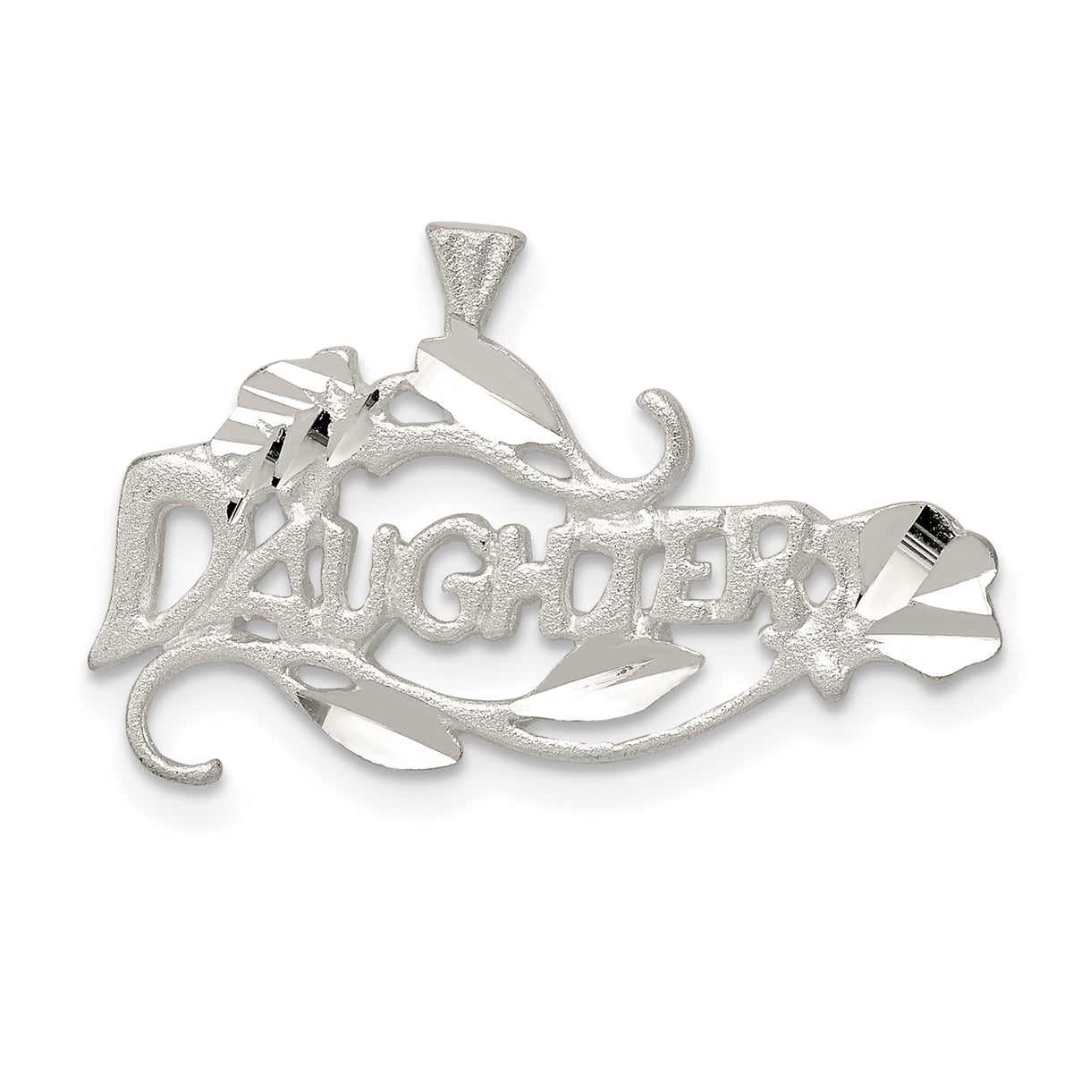 Sterling Silver Daughter Charm