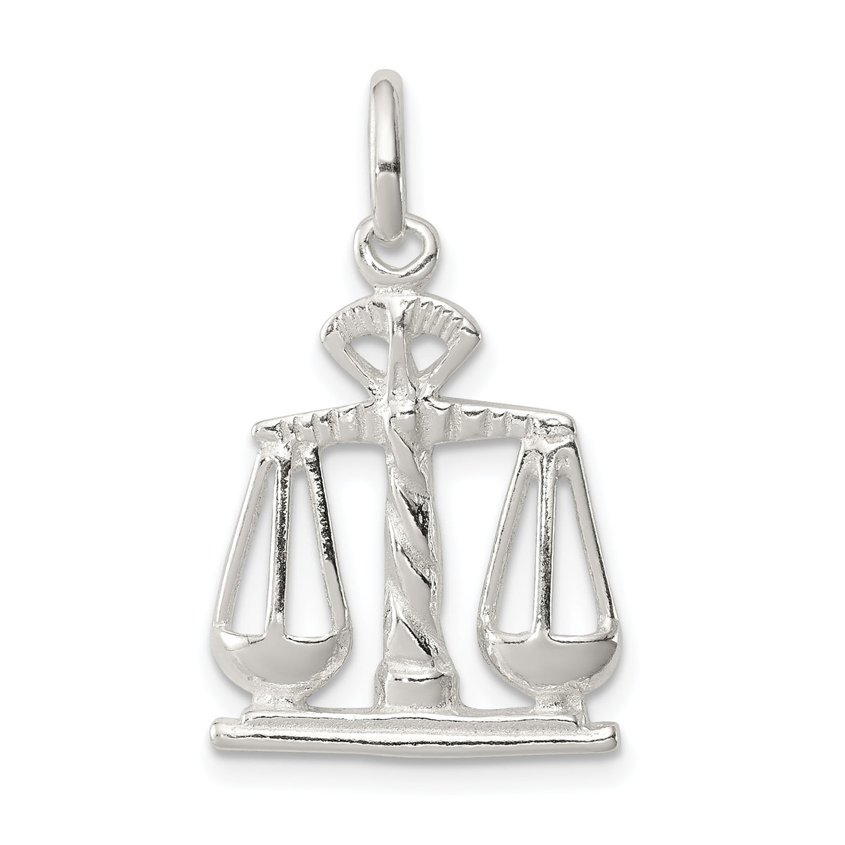 Sterling Silver Scales Of Justice Charm