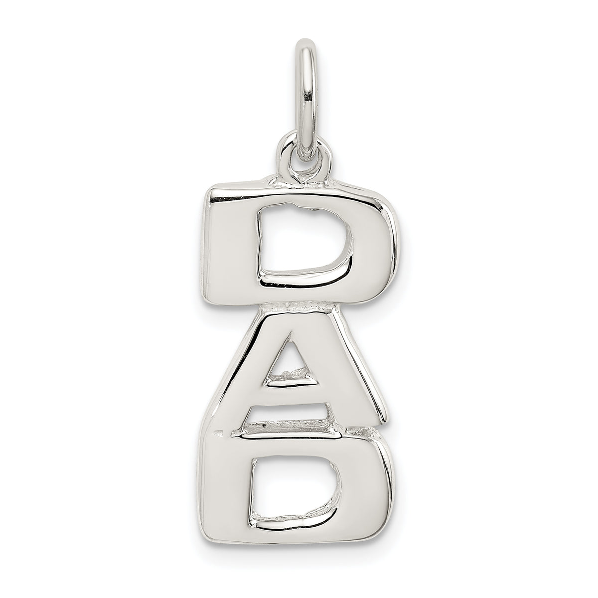 Sterling Silver DAD Charm