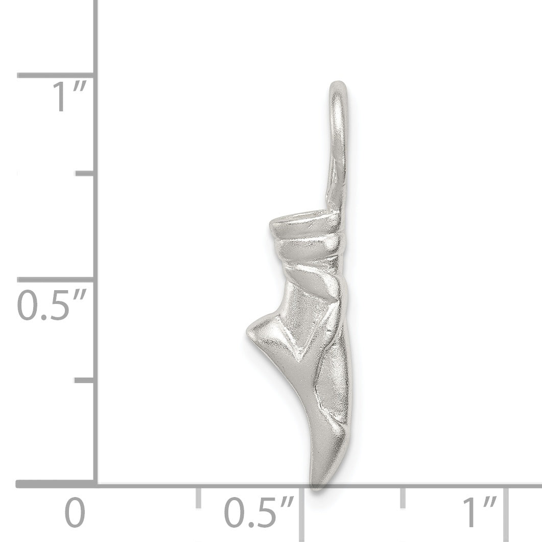 Sterling Silver Ballet Slipper Charm