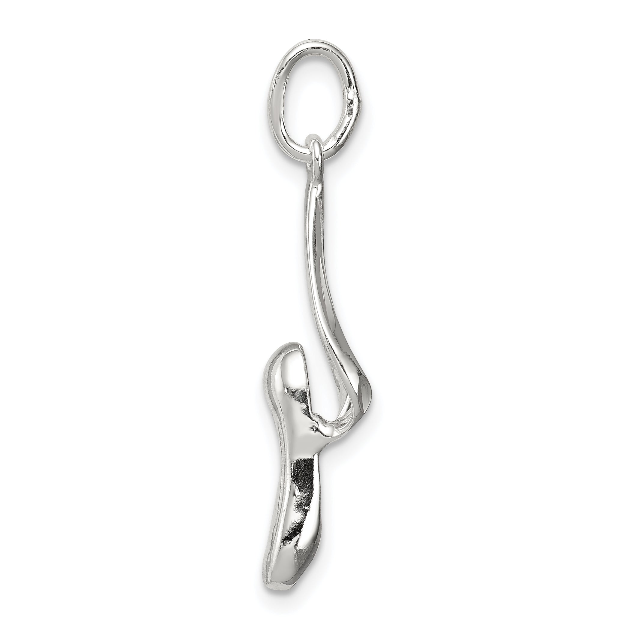 Sterling Silver Ballet Slipper Charm