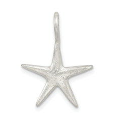 925 Sterling Silver Starfish Charm with Polished Finish & Anti-Tarnish Coating