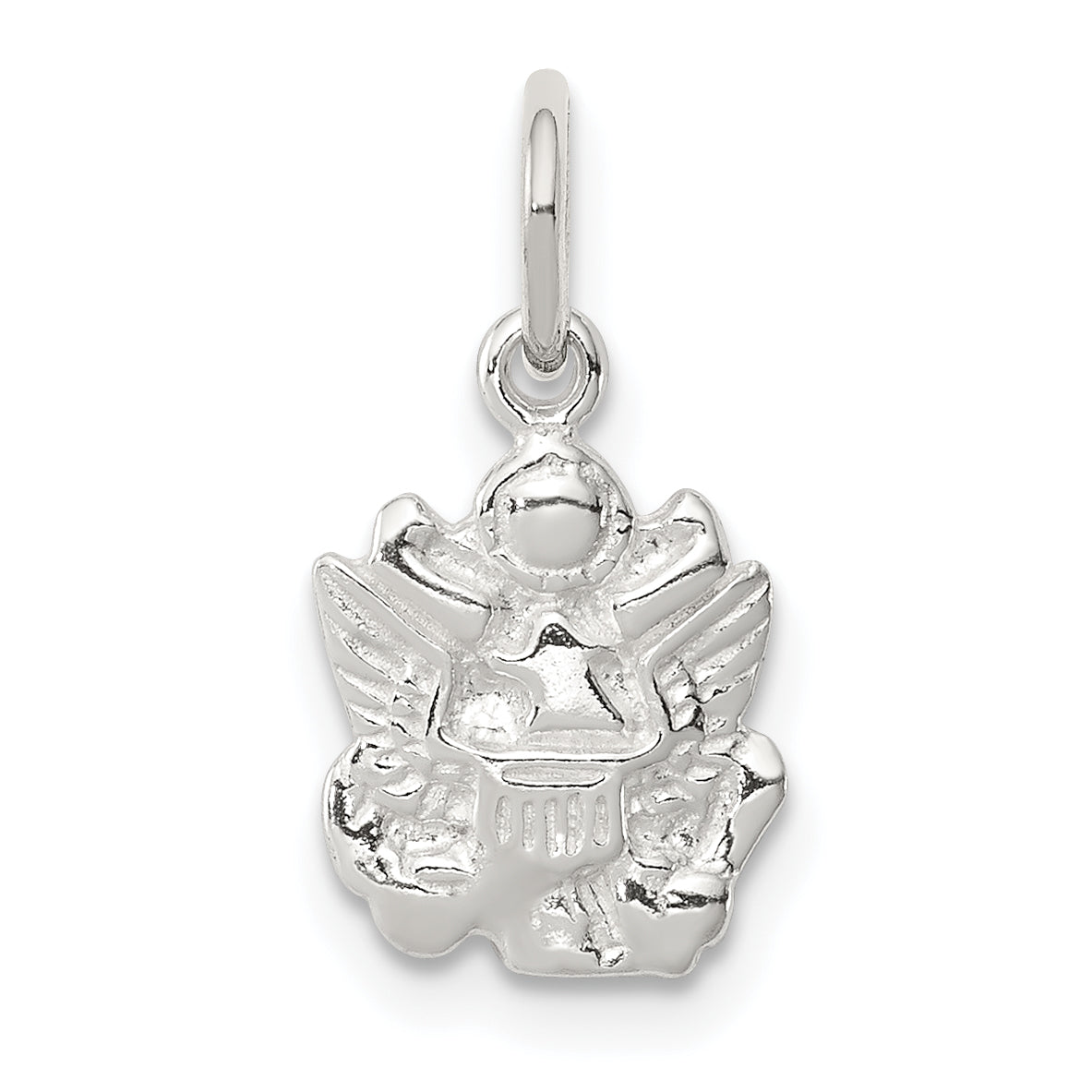 Sterling Silver Army Insignia Charm