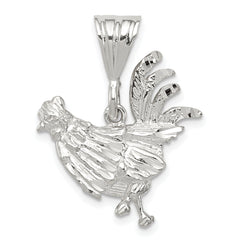 Sterling Silver Rooster Charm