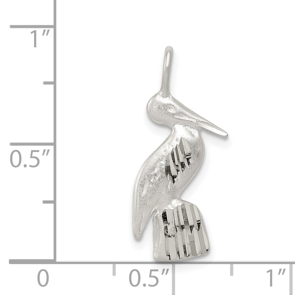 Sterling Silver Pelican Charm