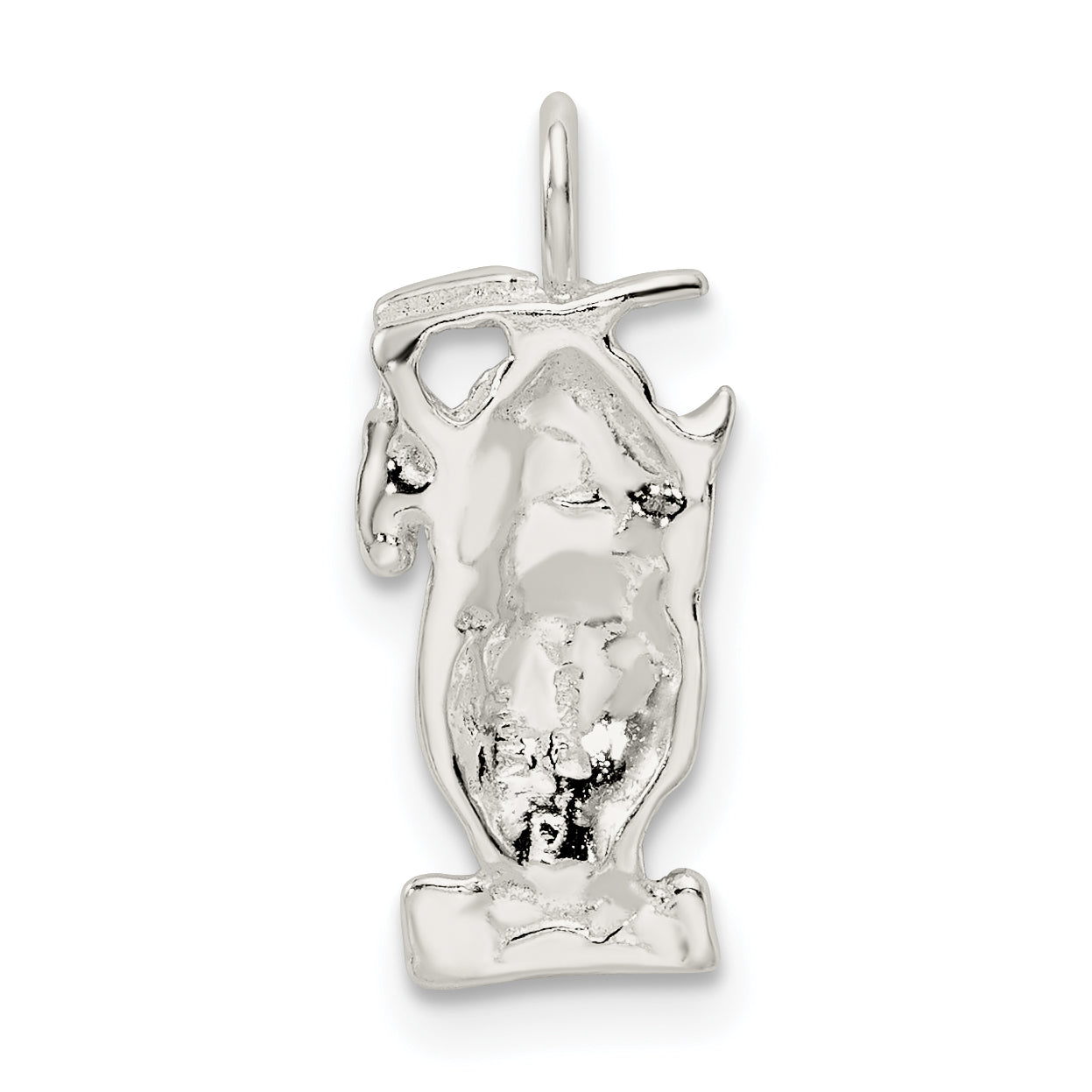 Sterling Silver Graduation Owl Charm