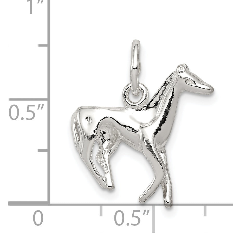 Sterling Silver Horse Charm