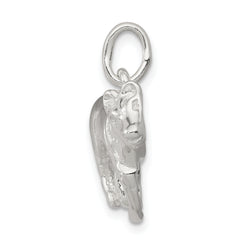 Sophia Jewelers 925 Sterling Silver Wolf Charm with Polished Solid Finish