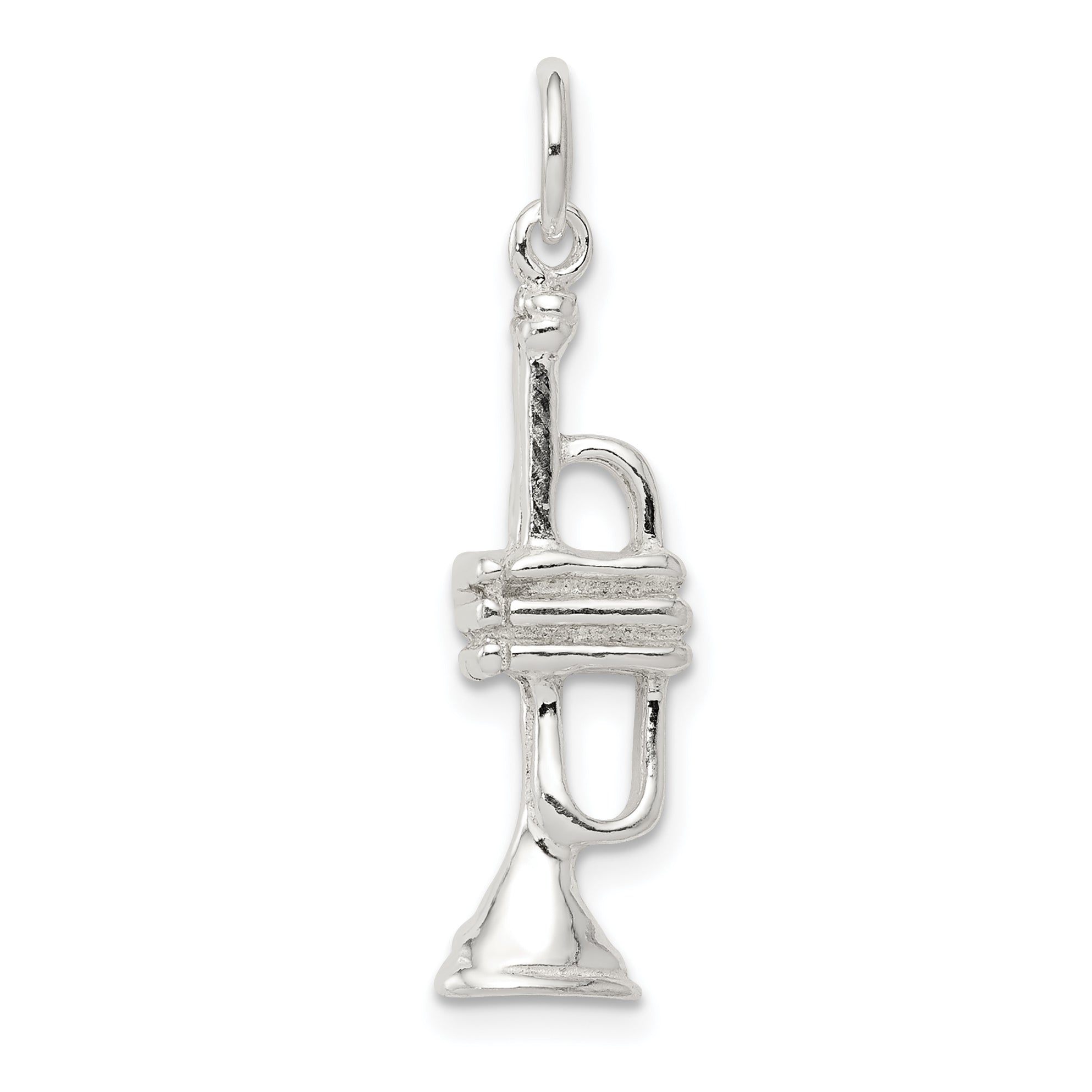 Sterling Silver Trumpet Charm