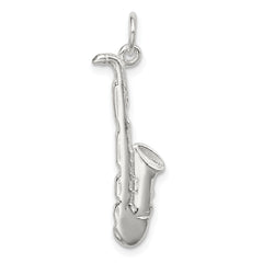 Sterling Silver Saxophone Charm