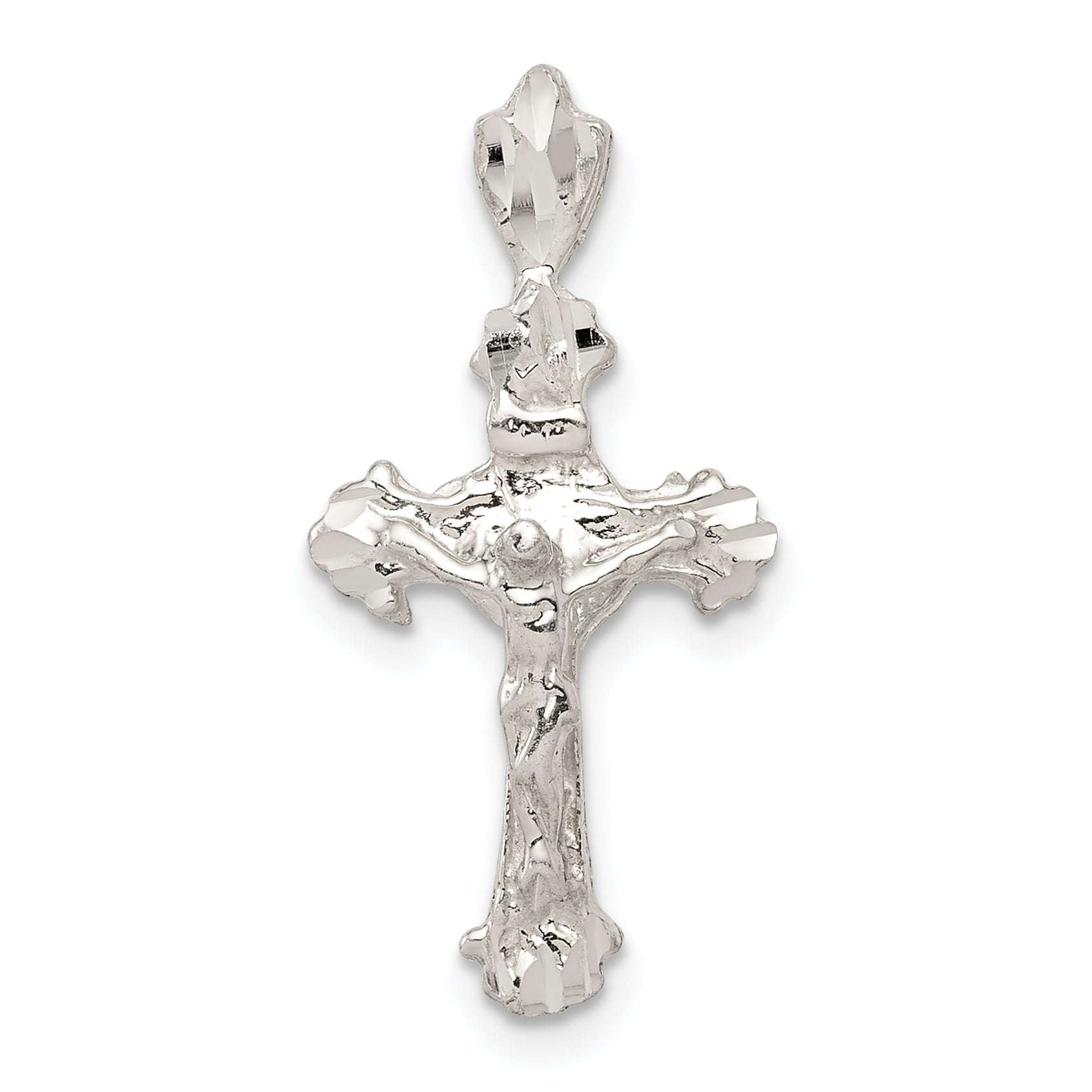 Sterling Silver INRI Crucifix Pendant