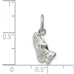 Sterling Silver Praying Hands Charm