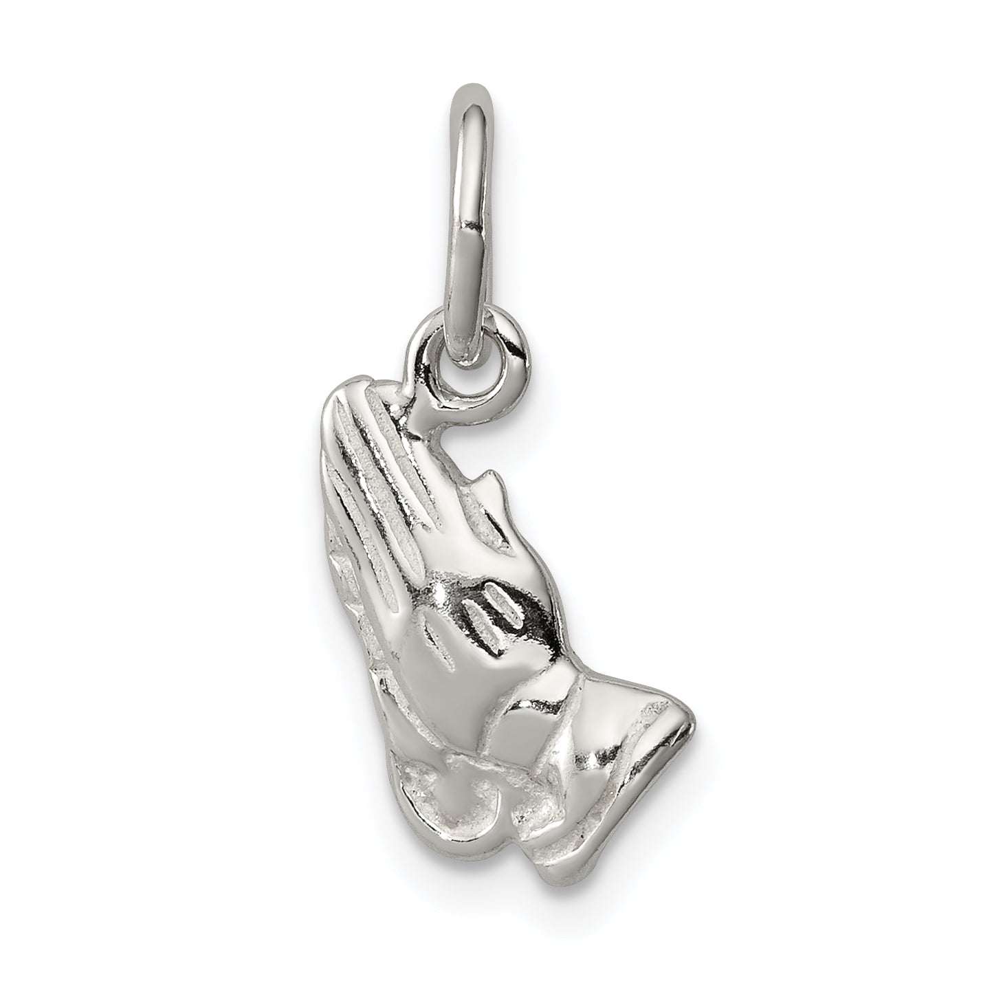 Sterling Silver Praying Hands Charm