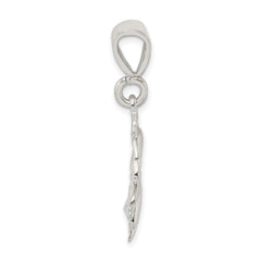 925 Sterling Silver Dolphin Trio Pendant with Polished Finish, Ocean-Themed Charm