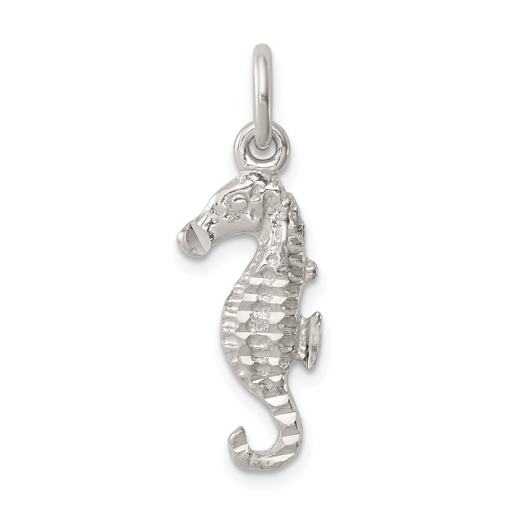 Sterling Silver Seahorse Charm