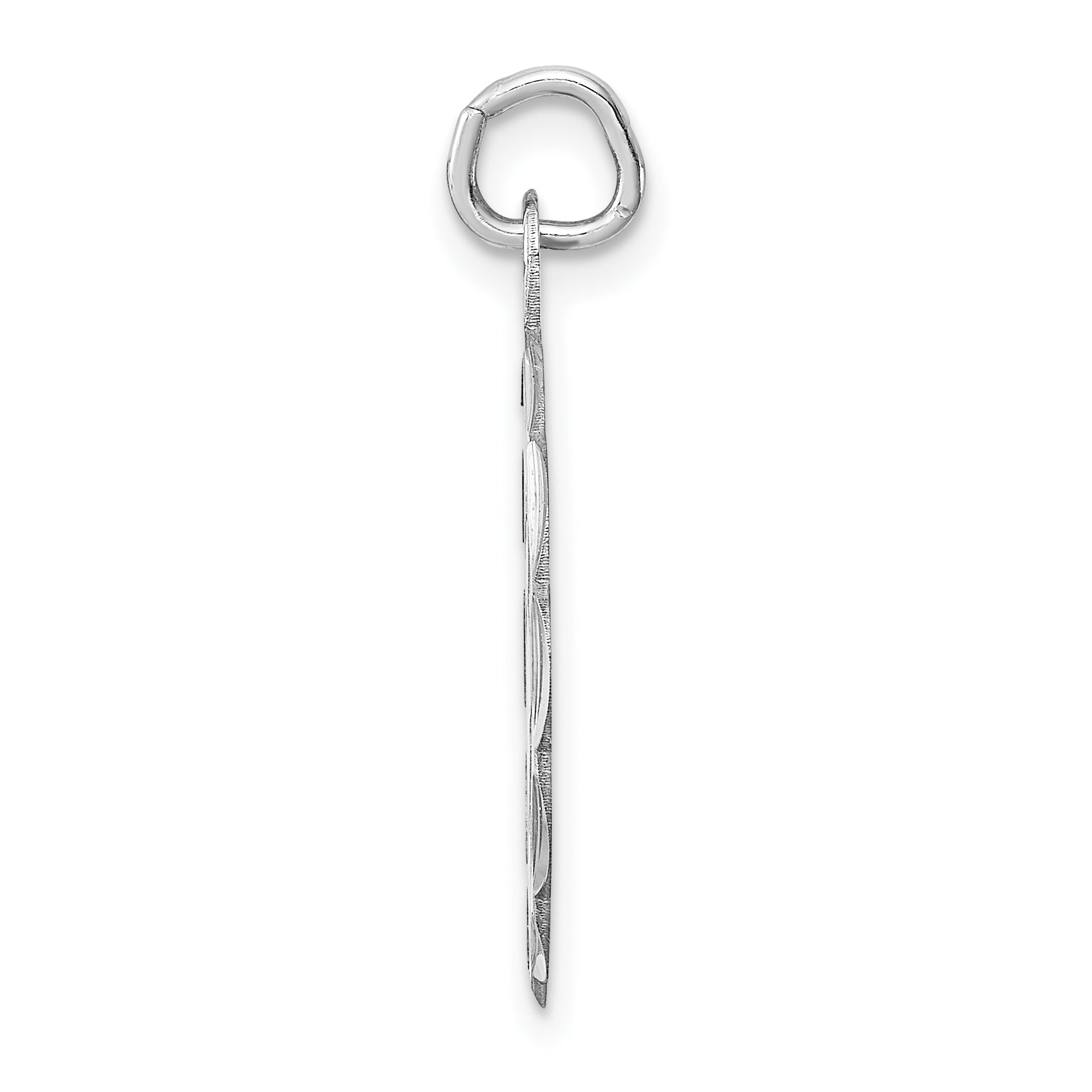 Sterling Silver Rhodium-plated Its a Boy Charm