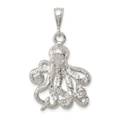 Sterling Silver Octopus Charm