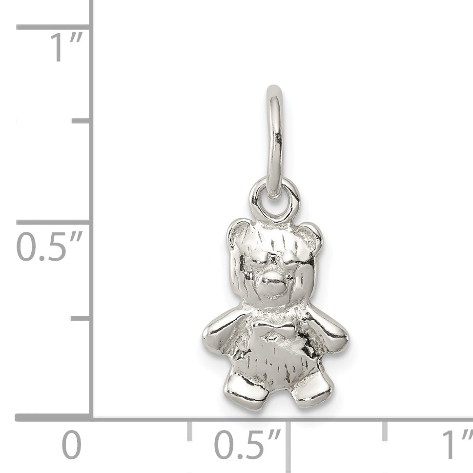 Sterling Silver Teddy Bear Charm