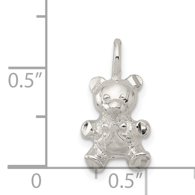 Sterling Silver Teddy Bear Charm