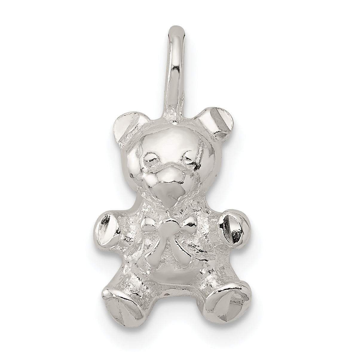 Sterling Silver Teddy Bear Charm