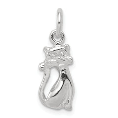 Sterling Silver Cat Charm