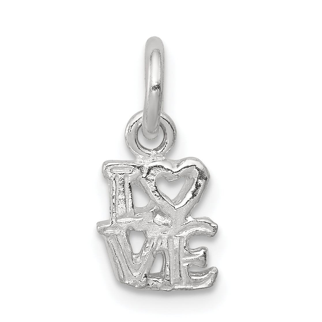 Sterling Silver Love Charm