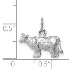 Sterling Silver Cow Charm