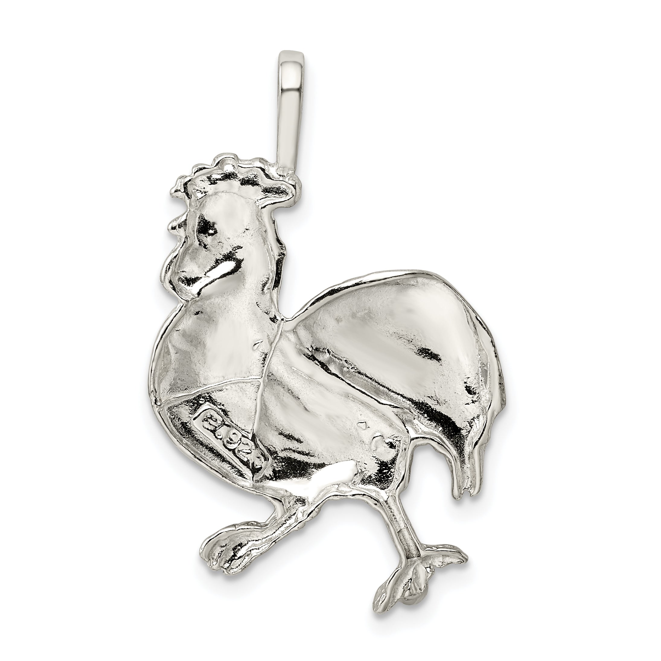 Sterling Silver Rooster Charm