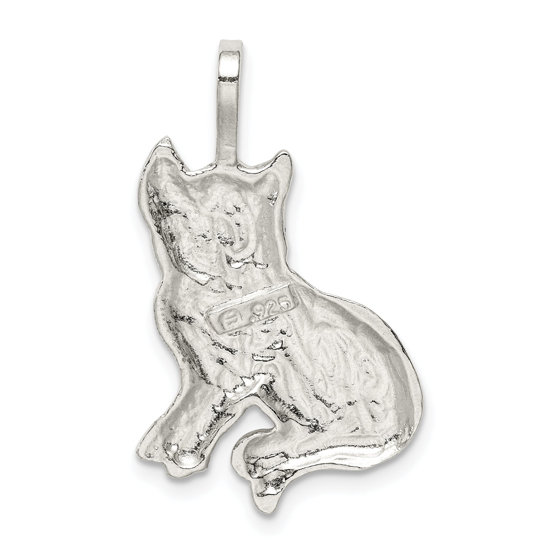 Sterling Silver Cat Charm