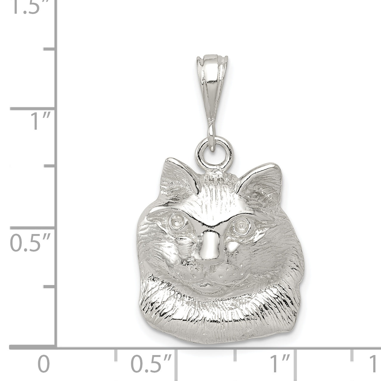 Sterling Silver Cat Charm