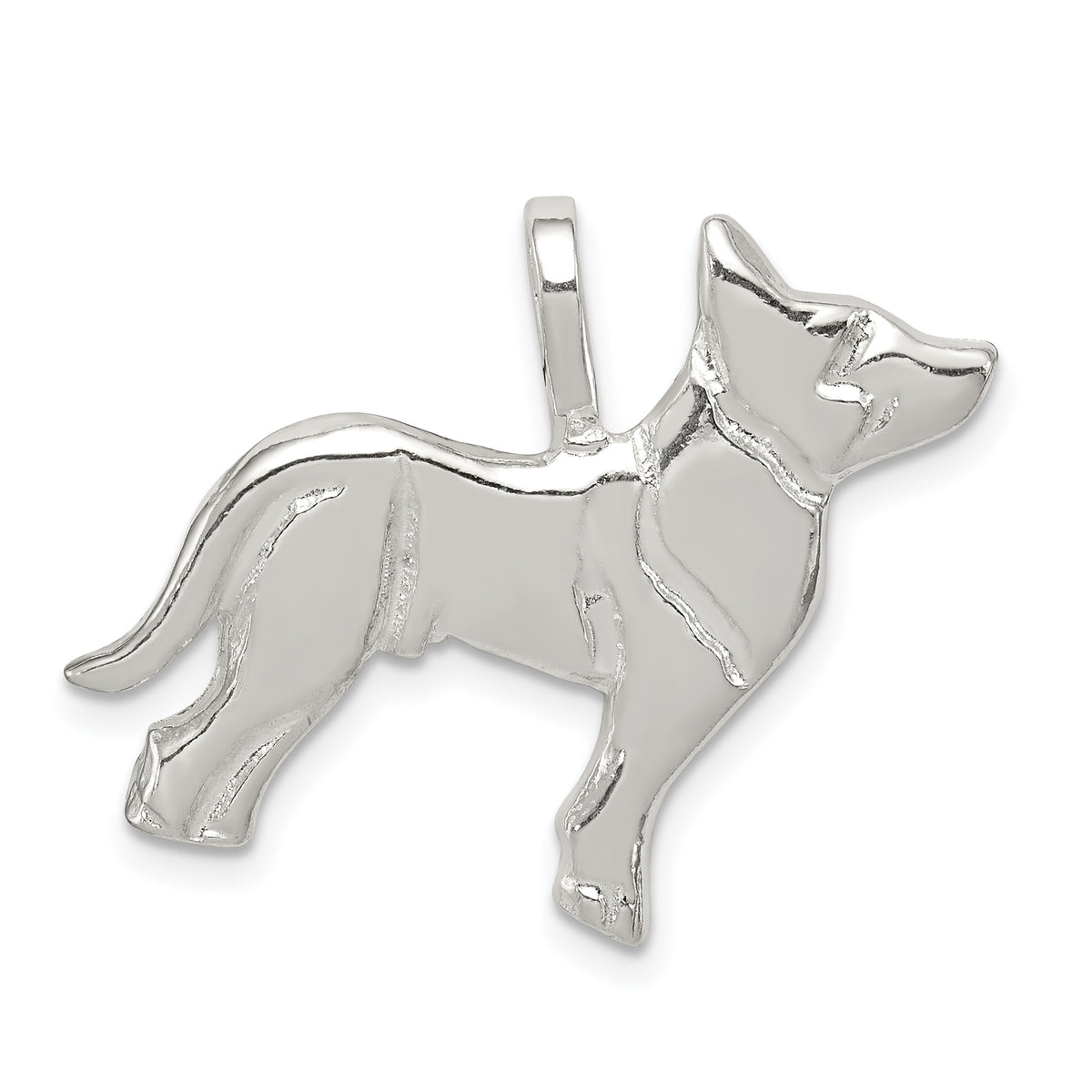 Sterling Silver Dog Charm