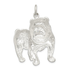 Sterling Silver Bull Dog Charm