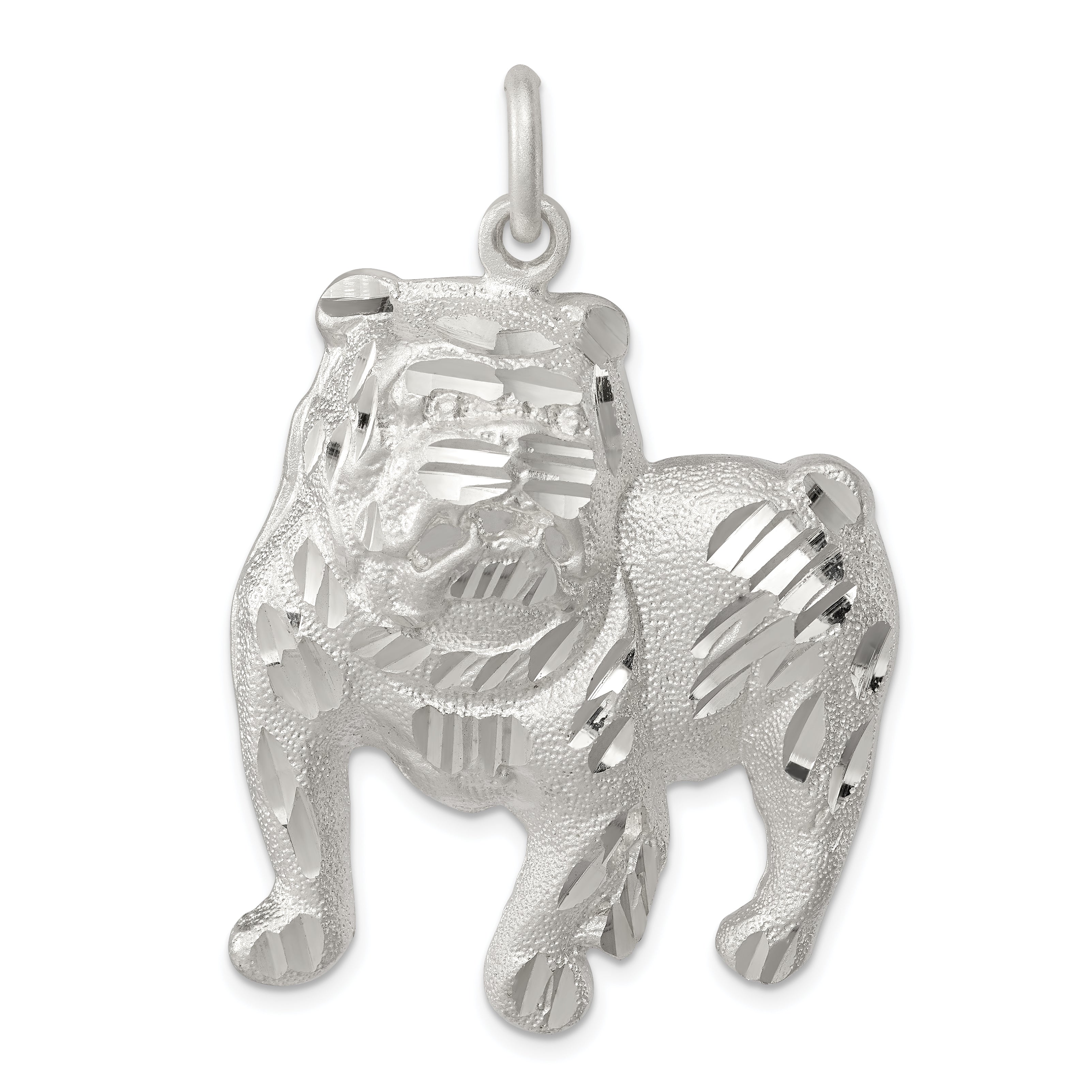 Sterling Silver Bull Dog Charm