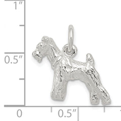 Sterling Silver Schnauzer Charm