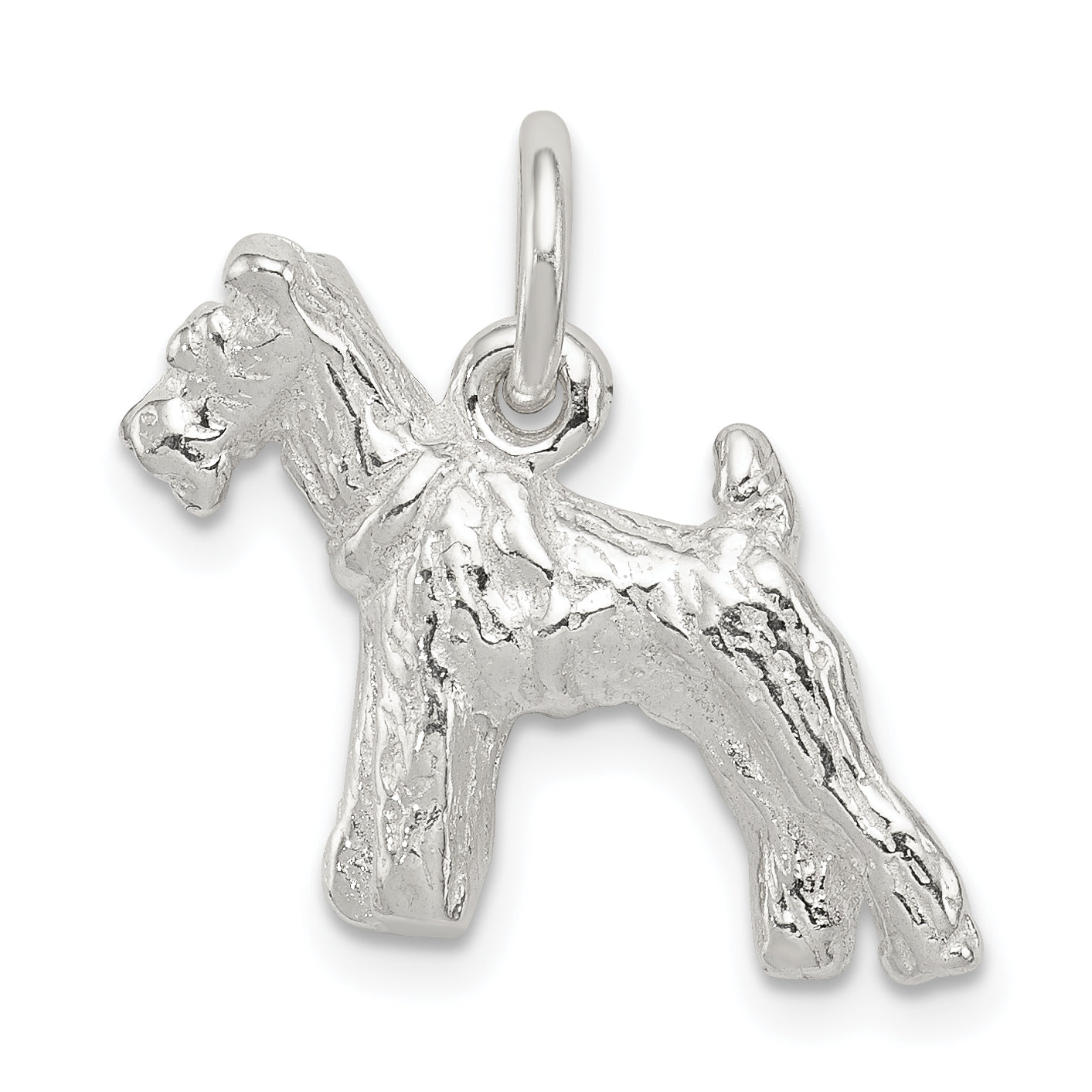 Sterling Silver Schnauzer Charm