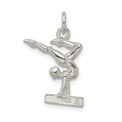 Sterling Silver Gymnast Charm