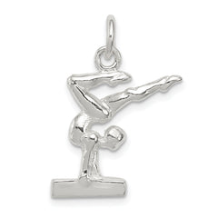 Sterling Silver Gymnast Charm