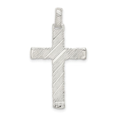 Sterling Silver 925 Latin Cross Charm Polished Finish with Anti-Tarnish Protection