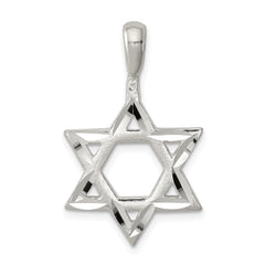 Sterling Silver Star of David Charm