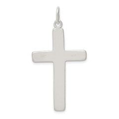 Sterling Silver 925 INRI Crucifix Pendant with Polished Anti-Tarnish Finish