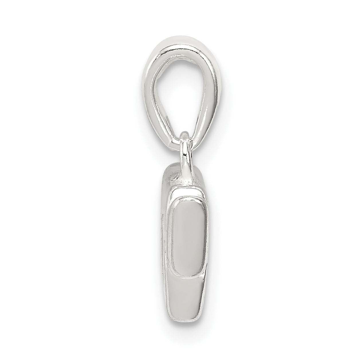 Sterling Silver 925 Chai Pendant with Polished Finish and Anti-Tarnish Coating