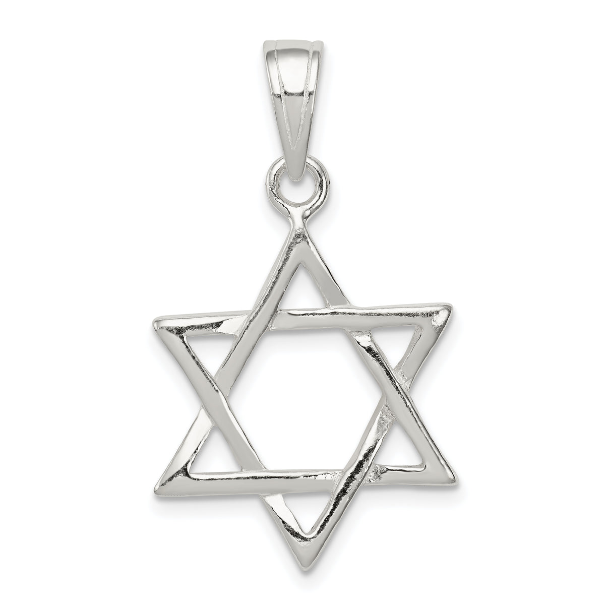 Sterling Silver Star of David Charm