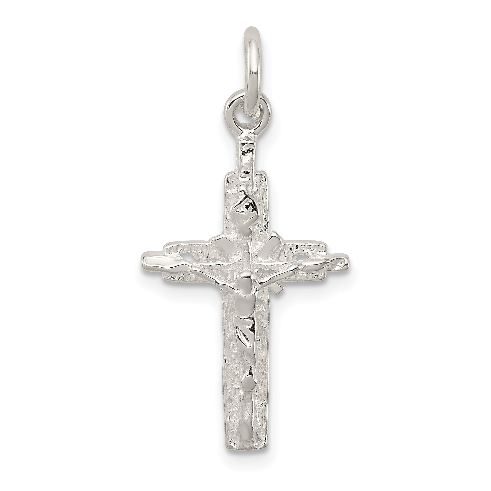 Sterling Silver INRI Crucifix Pendant