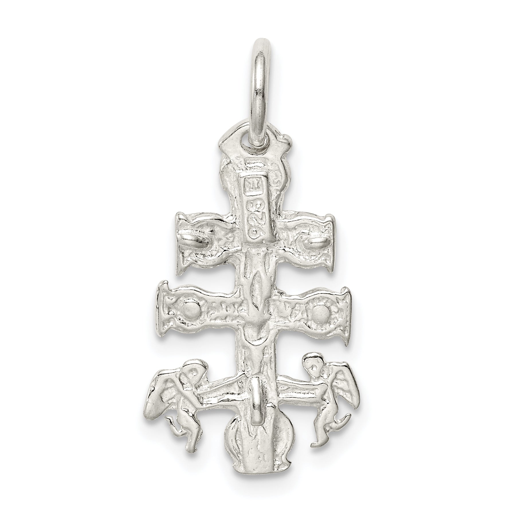 Sterling Silver Cara Vaca Crucifix Pendant