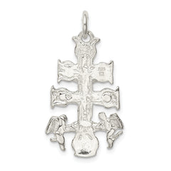 Sterling Silver Cara Vaca Crucifix Pendant