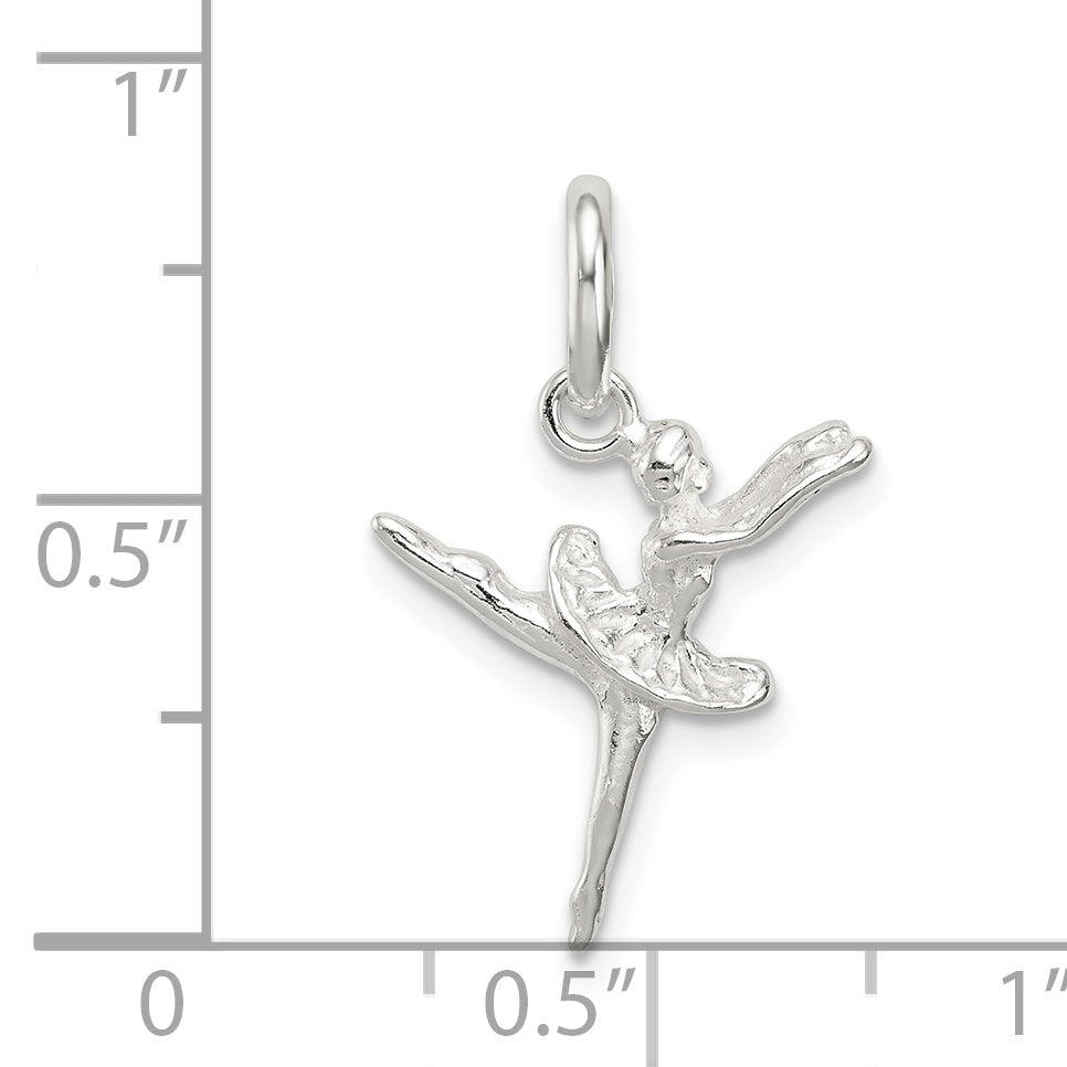 Sterling Silver Ballerina Charm