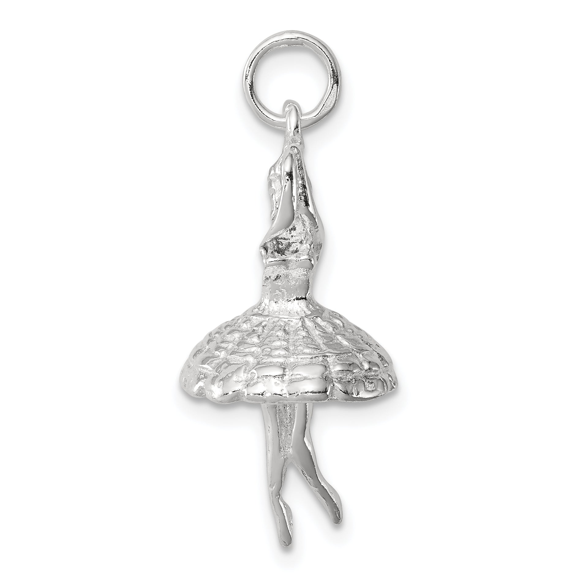 Sterling Silver Ballerina Charm