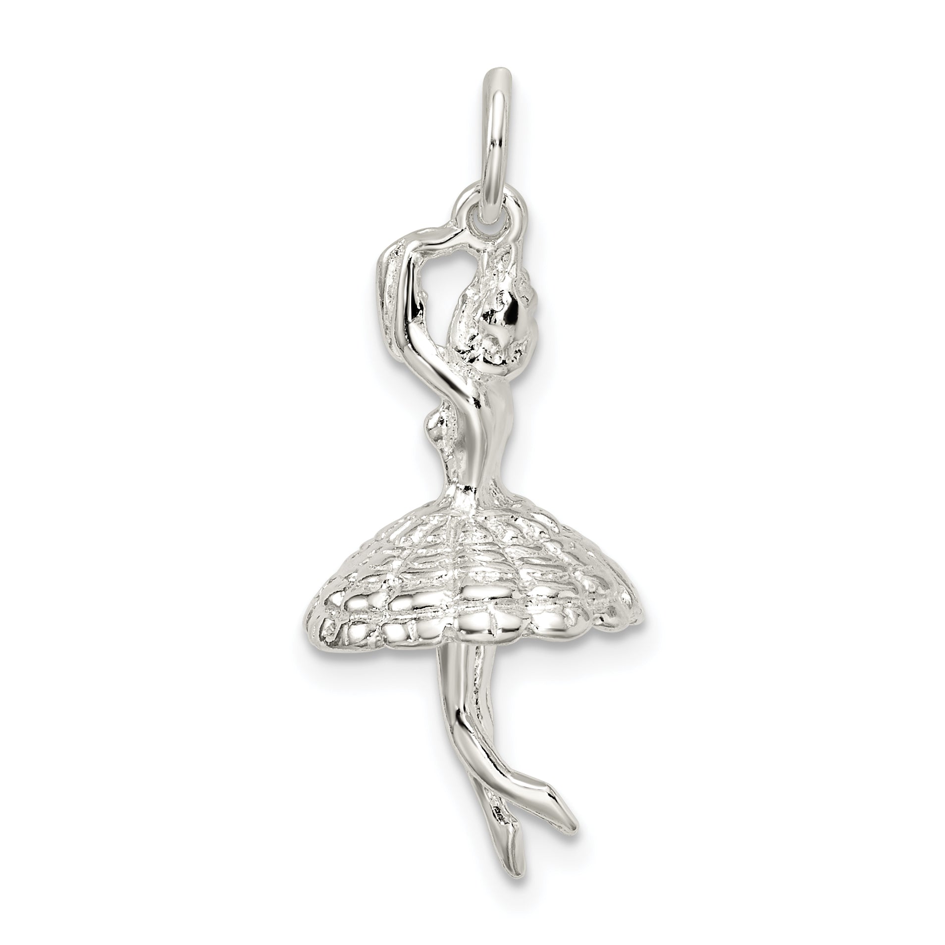 Sterling Silver Ballerina Charm