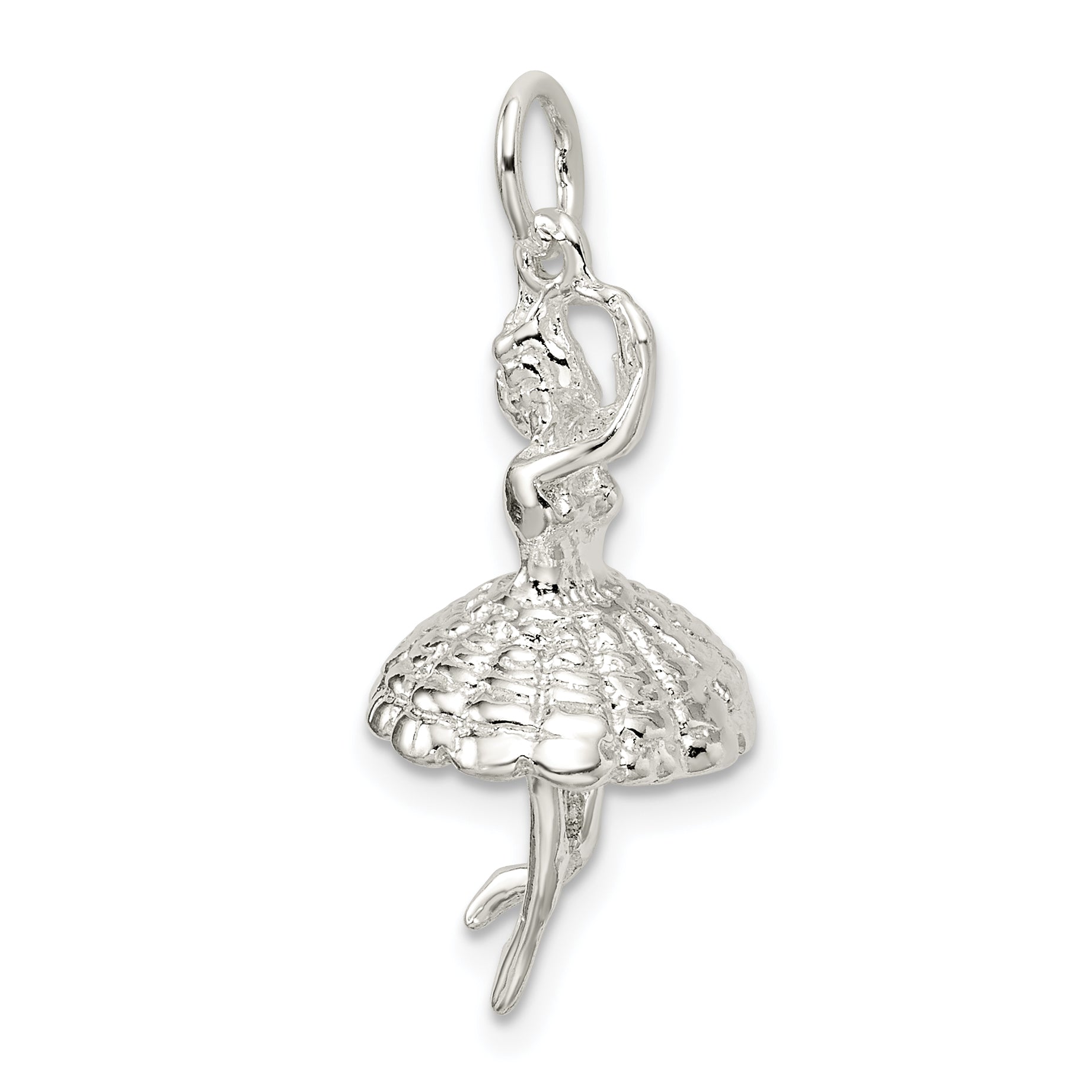 Sterling Silver Ballerina Charm